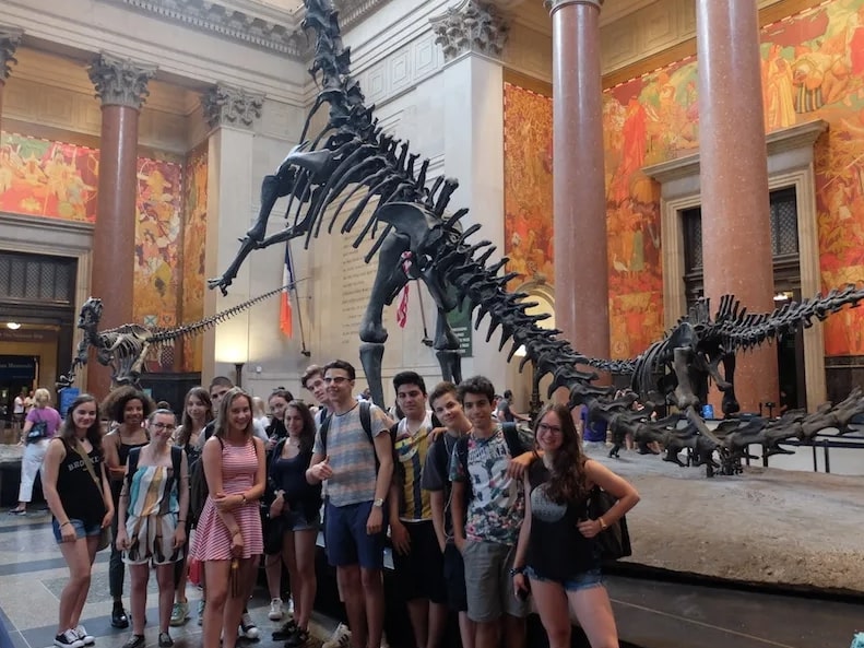 immersion anglais à New York immersion totale ado